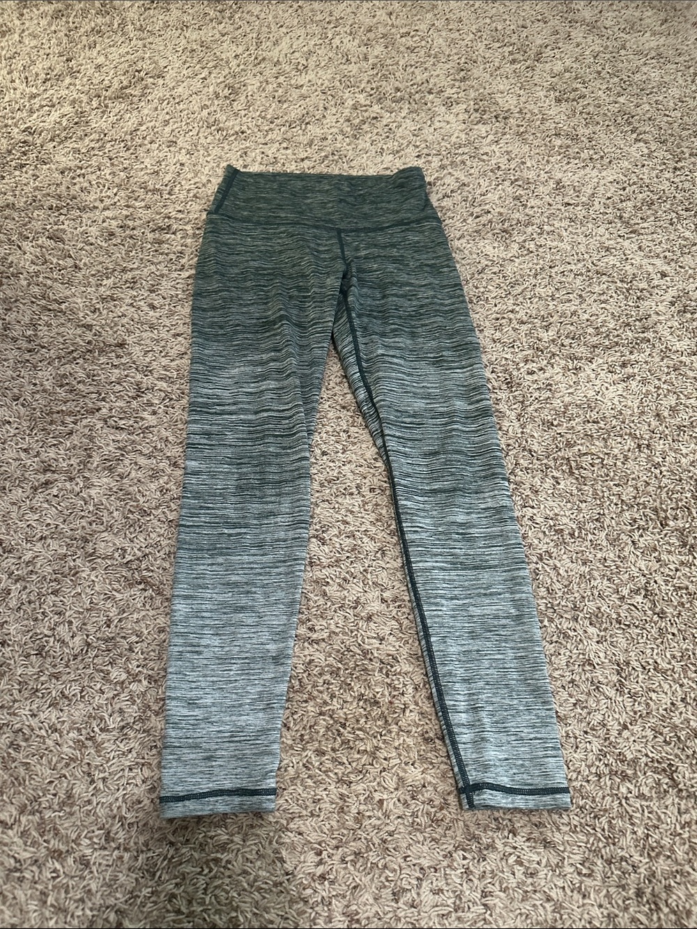aerie Heathered Forest Green Full-Length Leggings Size Medium
